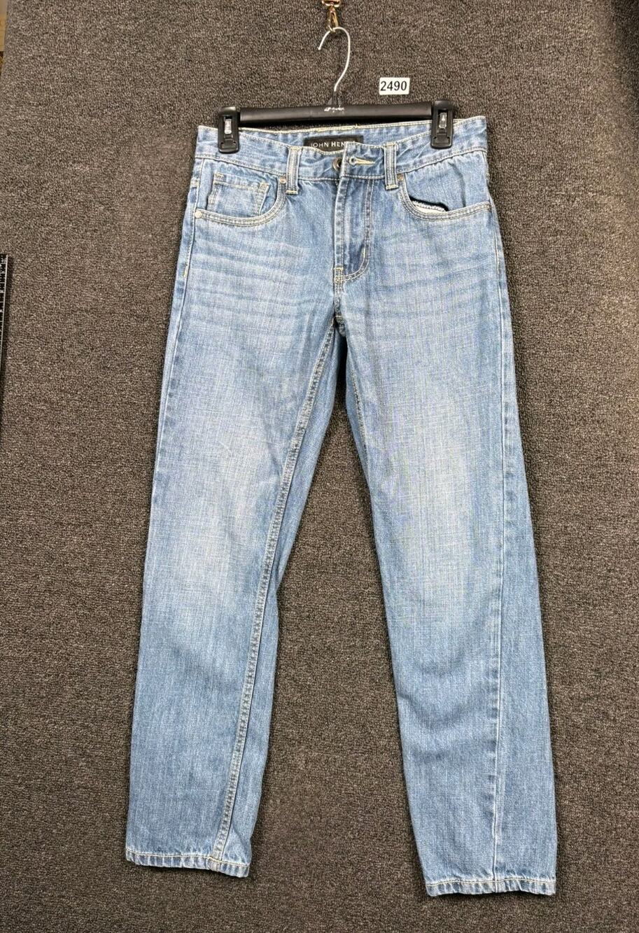 John Henry Skinny Jeans Mens Size 29 Blue Medium Wash Denim Mid Rise Stretch